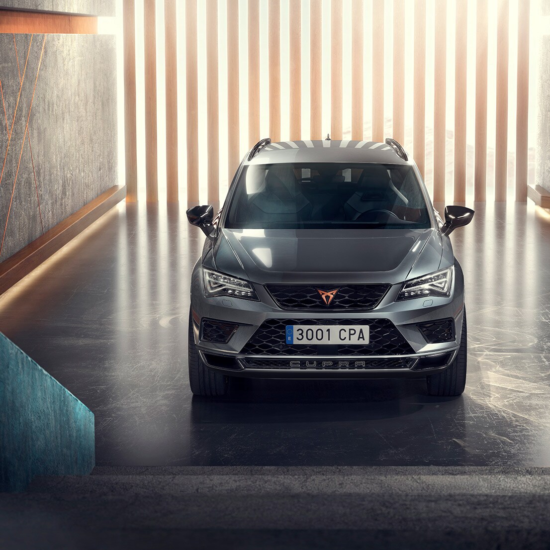 Top view of the CUPRA Ateca