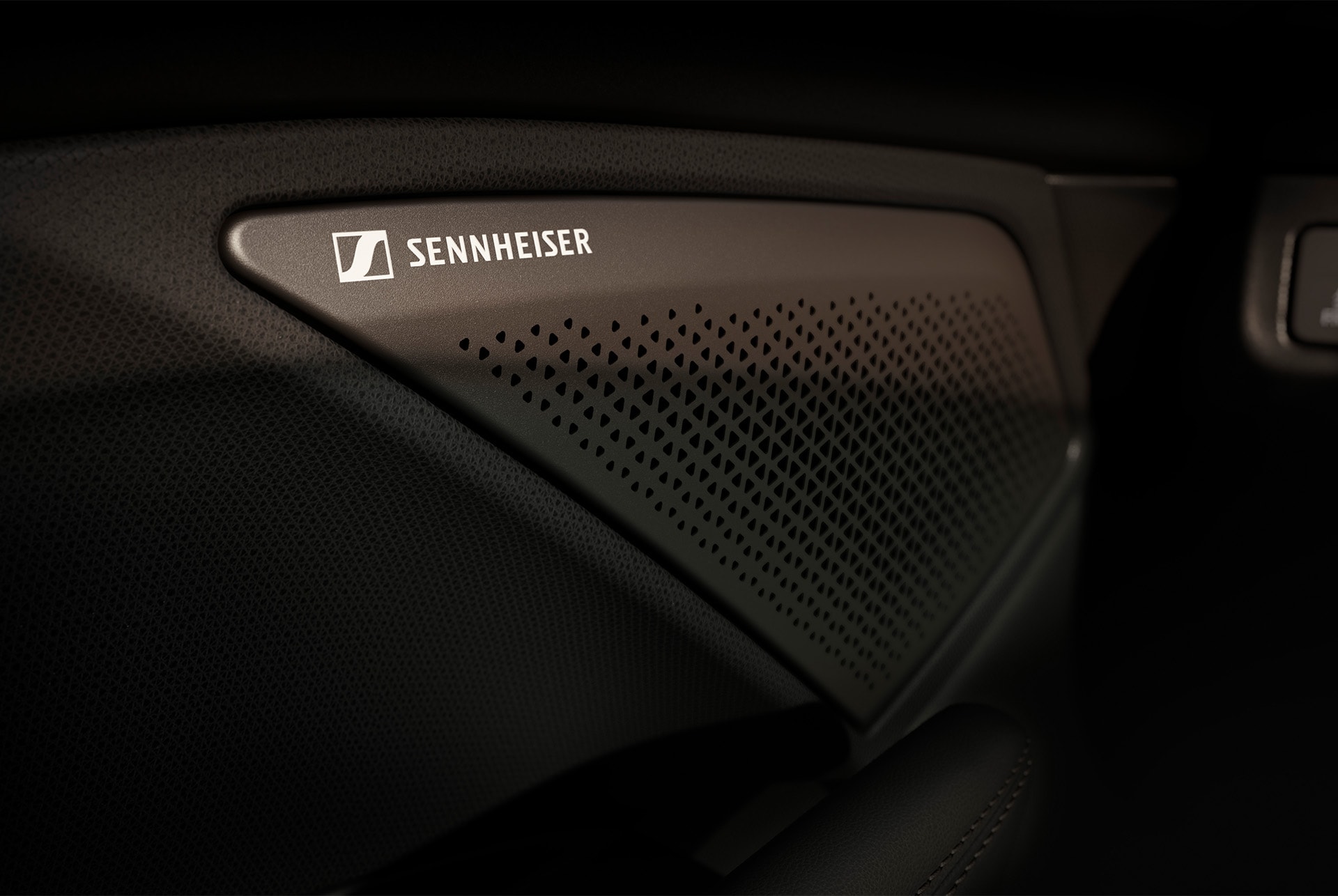Close-up of a speakers from the Immersive by Sennheiser system, an upgrade available for the CUPRA Terramar. 